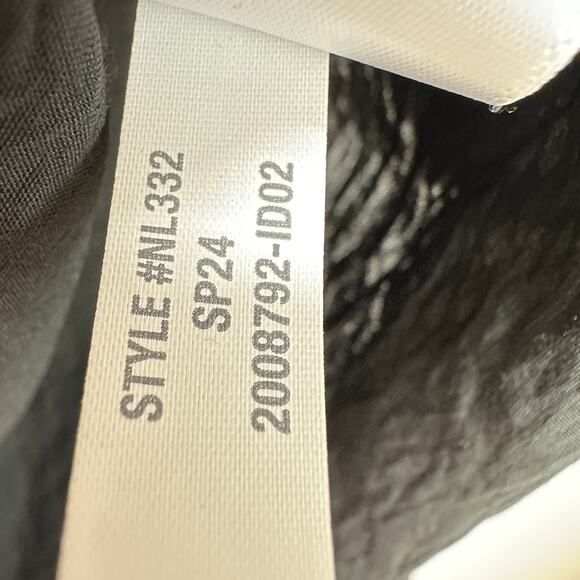 NEW Madewell The Layton Midi Slip Skirt Pull On Viscose Side Slit Black US 14 - Picture 11 of 15